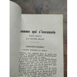 Mon Roman policier L'homme qui s'escamote - Claude ascain