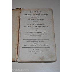 Georg Reinbeck HANDBUCH DER SPRACHWISSENSCHAFT AUF DIE DEUTSCHE...