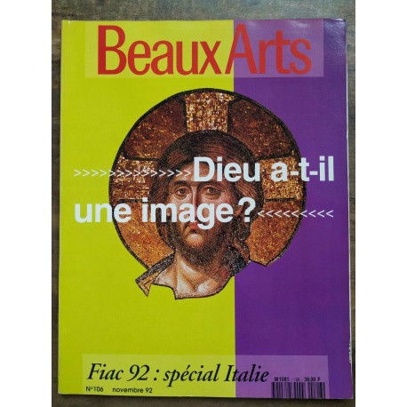 Beaux Arts n106 Novembre 1992