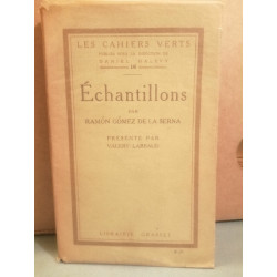 Ramon Gomez de la serna échantillons Les cahiers Verts 16