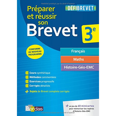 Préparer et réussir son Brevet - Nouveau programme 2016 Préparer et réussir son Brevet - Nouveau programme 2016