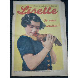 Lisette Hebdomadaire Illustré n35 Dimanche 27 Août 1939 19ème année