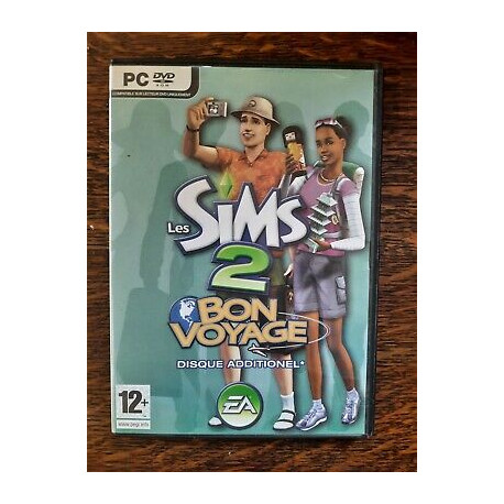 PC CD Rom - Les Sims 2 Bon Voyage Avec Disque Additionel
