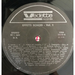 Effetti Sonori Vol. 1 - Sound Effects