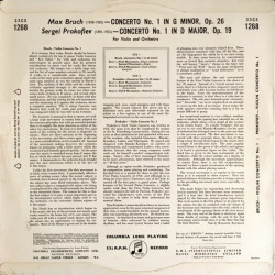 Violin Concerto No 1 In G Minor / Violin Concerto No 1 In D Major