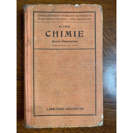 ed escal Chimie hachette
