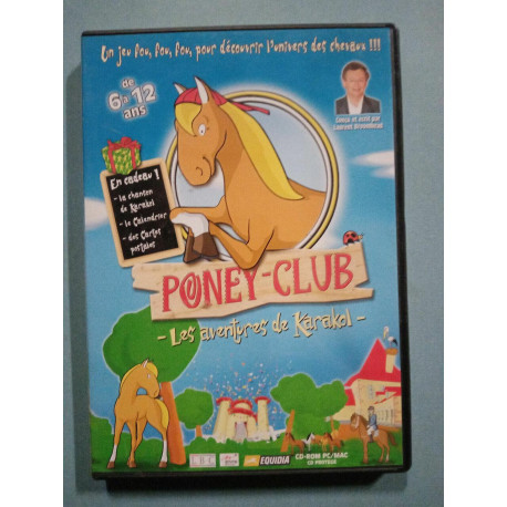 Poney-Club Les Aventures De Karakol CD-ROM PCMAC Jeu vidéo