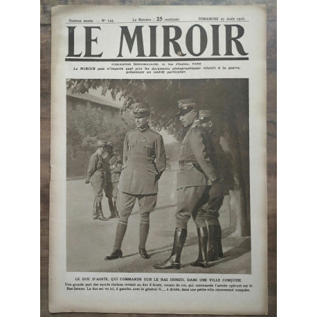 Le Miroir n144 27 Août 1916