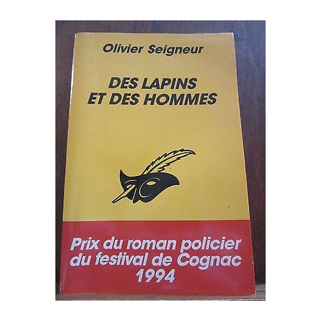 des lapins et des hommes Le Masque n2174 Champs-Elysées