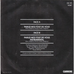 Parlez Moi Tout De Vous