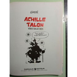 Achille Talon - vous salue bien