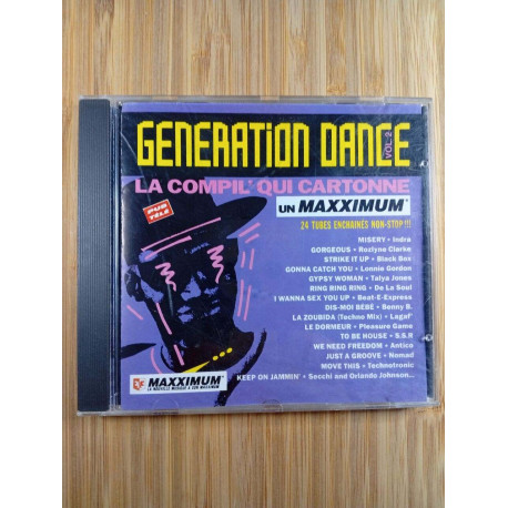 Generation dance - la compil' qui cartonne Generation dance - la compil' qui cartonne