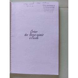 Créer des livres animés à l'école