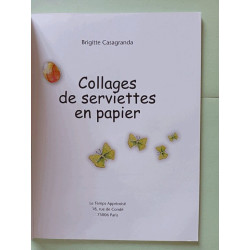 Collages de serviettes en papier sur tous supports