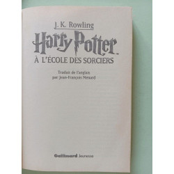 Harry Potter tome 1 : Harry Potter à l'école des sorciers