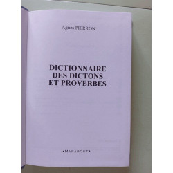 Dictionnaire des dictons et proverbes