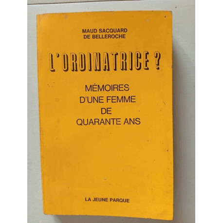 L'ordinatrice