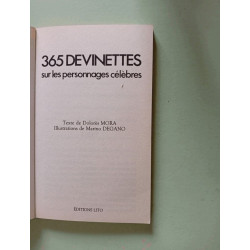 365 devinettes sur les personnages célèbres