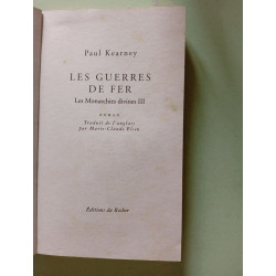 Les Monarchies divines Tome 3 : Les guerres de fer