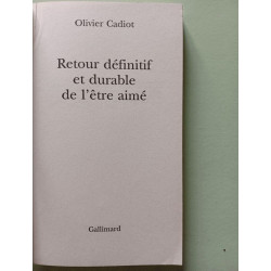 Retour Definitif ET Durable De L'Etre Aime