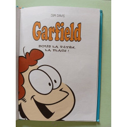 Garfield Sous la pâtée la plage