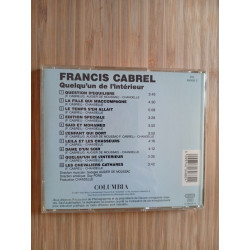 Francis Cabrel - Quelqu Un De L'Interieur