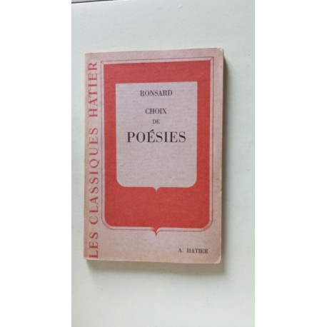 Choix de poesies