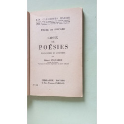 Choix de poesies